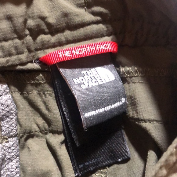 The North Face women's hiking shorts-size 12. Olive green color - Picture 3 of 12